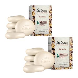Combo Eudora: Sabonete Instance Castanharias Castanha (2 caixas)
