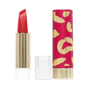 Combo Glamourosa e Corajosa: Batom Vermelho 3,4g + Case Rosa