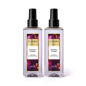 Combo Instance: Body Splash Desodorante Colônia Ameixa e Praliné 200ml (2 unidades)