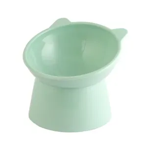 Comedouro Alto para Cães e Gatos HomePet Verde - 500 ml