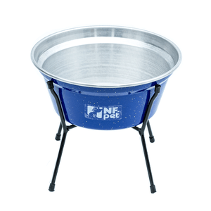 Comedouro Aramado Simples NF Pet Azul - 1,5 L