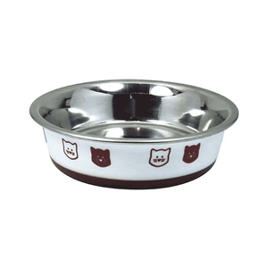 Comedouro Gatos Inox Fusion Branco Jambo - 225 ml