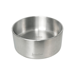 Comedouro Premium Aço Inox Silver Jambo