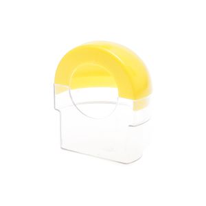 Comedouro para Pássaros Roller Tudo Pet Amarelo - Único