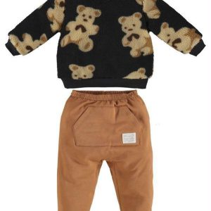 Conjunto Bebê Menina Blusão e Calça Preto