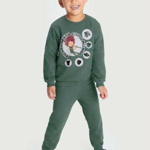 Conjunto Longo Infantil Unissex Verde