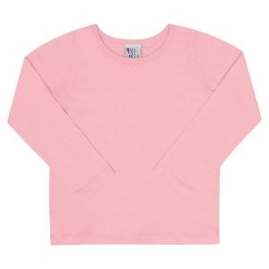 Conjunto Manga Longa Menina Cinza