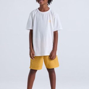 Conjunto Masculino Infantil Básico Va Off White