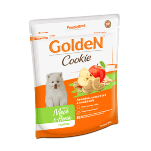 Cookie Golden Cães Filhotes Maçã e Aveia - 350 g