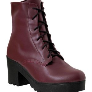 Coturno Bordô em Sintético