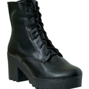 Coturno Preta em Sintético