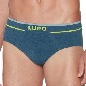 Cueca Slip Lupo 624-003 2560-Azul