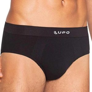 Cueca Slip Lupo 681-001 9990-Preta
