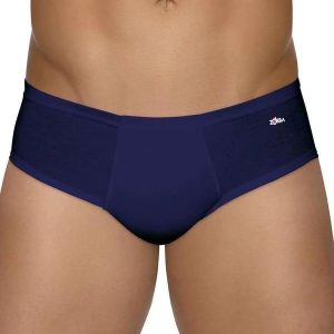 Cueca Slip Zorba 172 com Abertura 25-Marinho