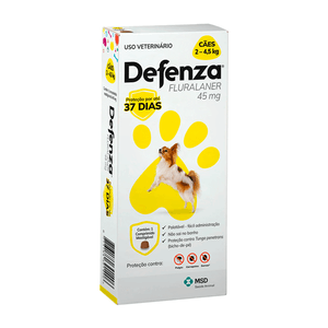 Defenza Antipulgas e Carrapatos para Cães de 2 a 4,5kg - 1 comprimido