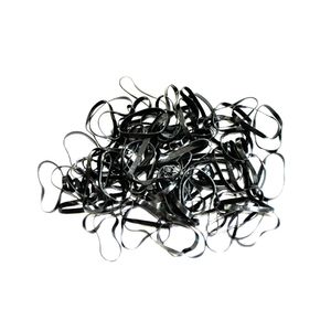 Elástico Preto para Penteado Bichinho Chic - 20 unidades