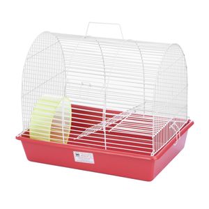 Gaiola Hamster Arqueada Epóxi Monaco Vermelha - Único
