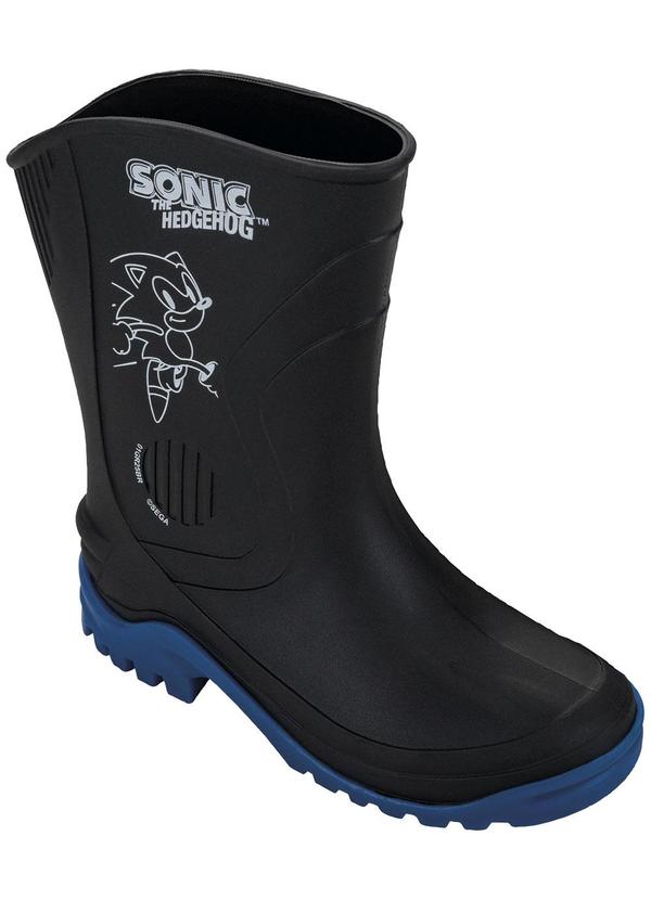 Galocha Sonic Faster Inf Preto
