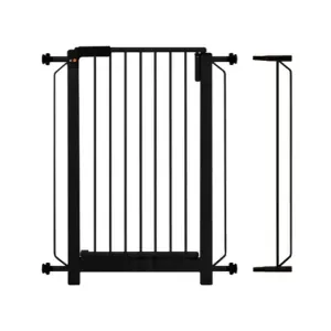 Grade Porta Plus Preta 70cm com Extensor 10cm - Único