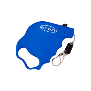 Guia Retrátil Classic Pet Flex Azul