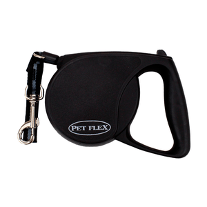 Guia Retrátil Premium Pet Flex Preta