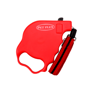 Guia Retrátil Premium Pet Flex Vermelha