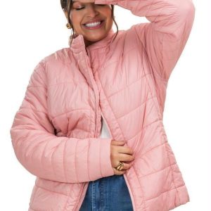 Jaqueta Microfibra Rosa