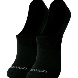 Kit 2 pares de Meias Invisível Calvin Klein C27.01 Pt00-Preto