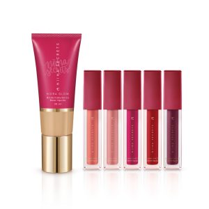 Kit Niina Secrets: Batons Skinny Matte + Base Cor 25