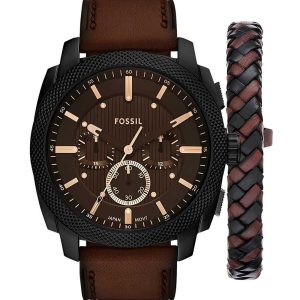 Kit Relógio Fossil Masculino com Pulseira FS6102SET/0MN