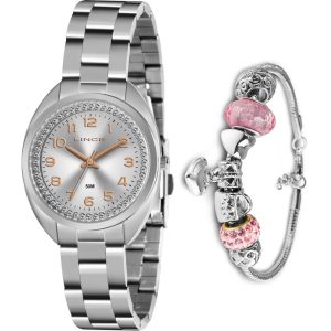 Kit Relógio Lince Feminino com Pulseira LRM4680LKN39S2SX