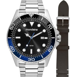 Kit Relógio Mondaine Masculino Troca pulseira 32792G0MVNE1