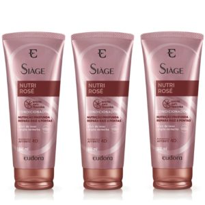 Kit Siàge Nutri Rosé Condicionador 3 Unidades