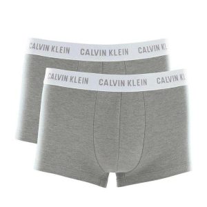 Kit com 2 Cuecas Boxer Calvin Klein C11.02 Cz05-Cinza