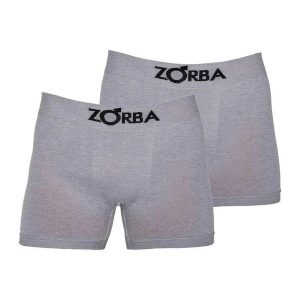 Kit com 2 Cuecas Boxer Zorba 781 Mescla-Claro