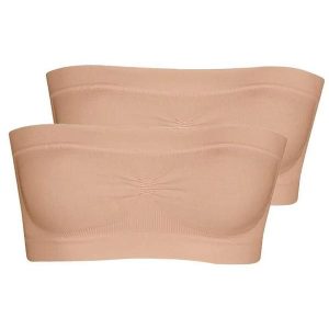 Kit com 2 Faixas sem Aro e sem Bojo Loba 44000-001 Natural