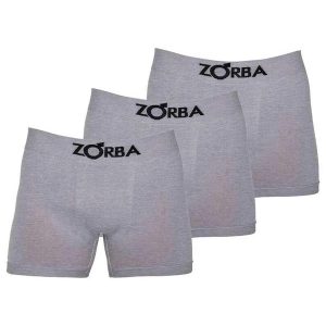 Kit com 3 Cuecas Boxer Zorba 781 Mescla-Claro