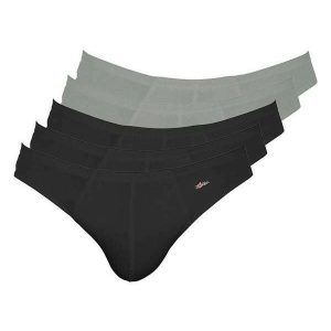 Kit com 5 Cuecas Slip Zorba 772 Preto-Grafite