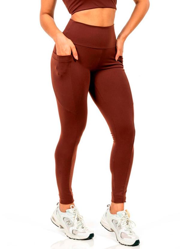 Legging Suplex Feminina Marrom