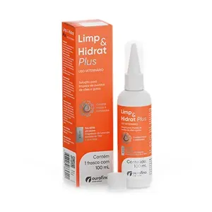 Limp & Hidrat Plus Solução Otológica para Cães e Gatos - 100 ml