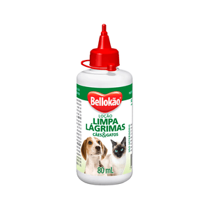 Loção Limpa Lágrimas para Cães e Gatos Bellokão - 80ml