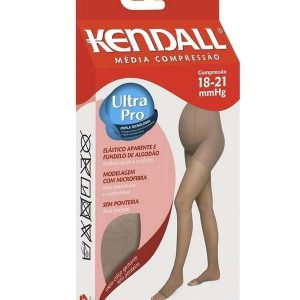 Meia Calça Gestante Kendall Média Compressão sem Ponteira Mel