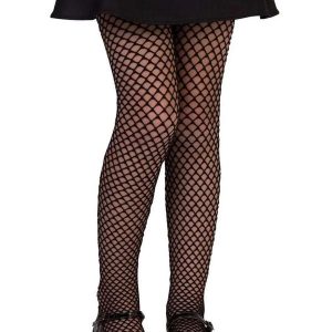 Meia Calça Infantil Arrastão Lobinha 2513-002 9990-Preto