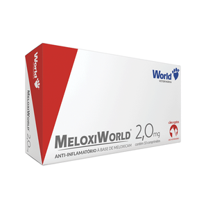 MeloxiWorld 2,0mg para Cães e Gatos - 10 comprimidos