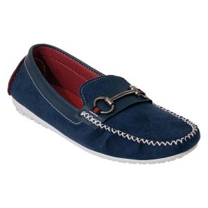 Mocassim Marinho em Camurça