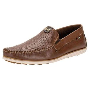 Mocassim Masculino Pegada 142002 - Caramelo
