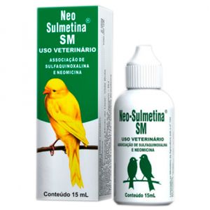 Neo Sulmetina SM para Pássaros Santa Marina - 15 ml