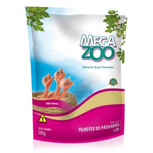 Papa para Filhote de Pássaros Megazoo - 280 g