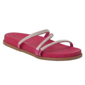 Papete Pink com Aplcação de Strass