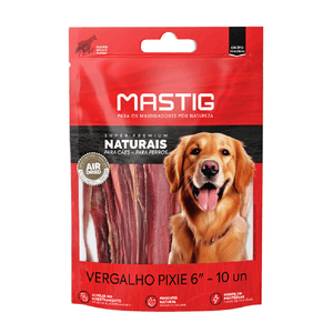 Petisco Capa de Vergalho Palito 6" para Cães Mastig - 10 unidades